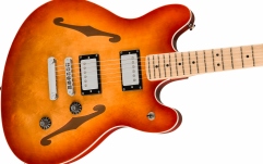 Chitară Electrică Semi-Hollow Fender Squier Affinity Series Starcaster Deluxe MF Sienna Sunburst