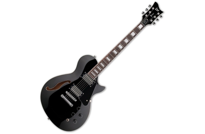 Chitara electrica semi-hollow body cu 6 corzi ESP LTD XTone PS-1 Bk