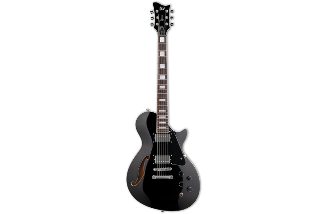 Chitara electrica semi-hollow body cu 6 corzi ESP LTD XTone PS-1 Bk