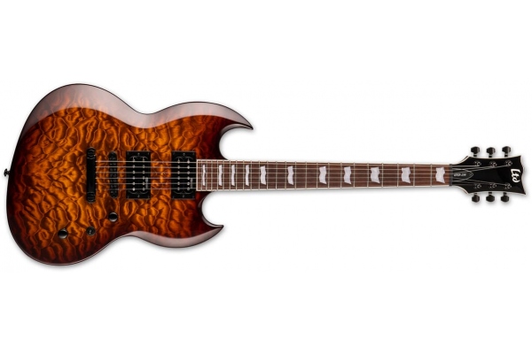 VIPER-256 DBSB DARK BROWN SUNBURST