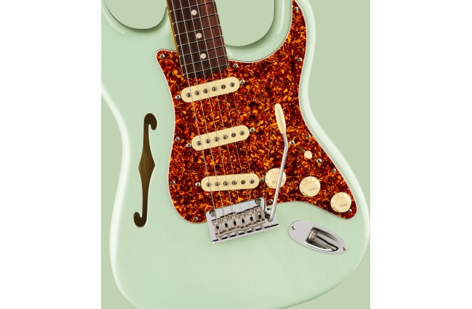 Chitară electrică ST Fender American Professional II Stratocaster Thinline Transparent Surf Green