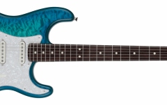 Chitară electrică ST Fender Hybrid II Stratocaster RW Quilt Aquamarine