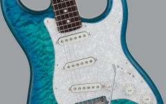 Chitară electrică ST Fender Hybrid II Stratocaster RW Quilt Aquamarine