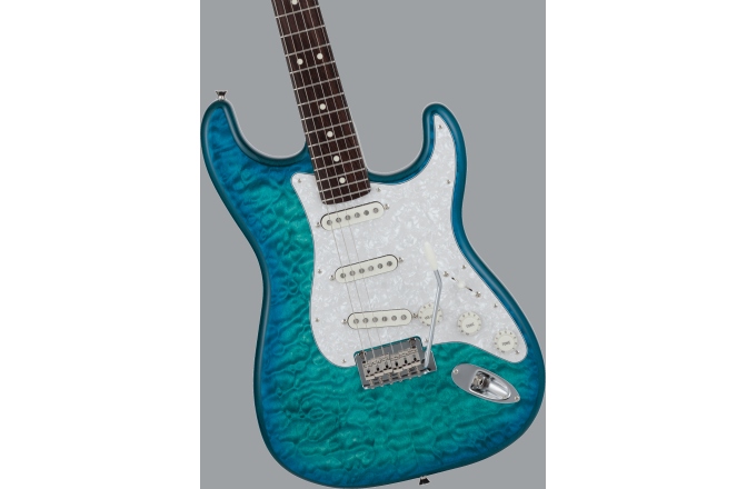 Chitară electrică ST Fender Hybrid II Stratocaster RW Quilt Aquamarine