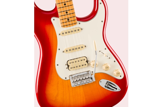 Chitară electrică ST Fender Player II Stratocaster HSS MN Aged Cherry Burst