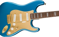 Chitară electrică ST Fender Squier 40th Anniversary Stratocaster Gold Edition Lake Placid Blue