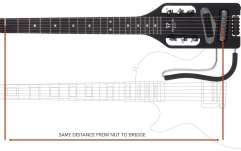 Chitara electrica stangaci Traveler Guitar  - Ultra-Light Electric Lefty - Matte Black (Lefthand)