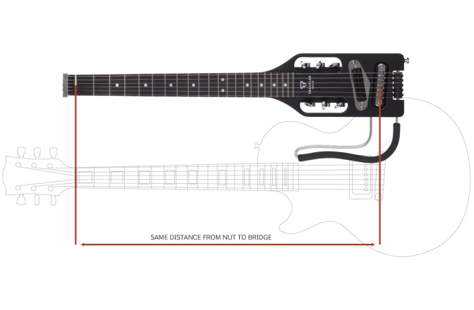 Chitara electrica stangaci Traveler Guitar  - Ultra-Light Electric Lefty - Matte Black (Lefthand)