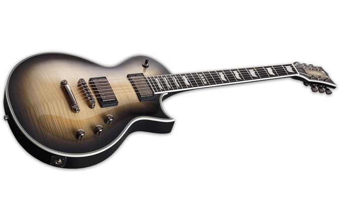 Chitară electrică tip LP ESP E-II Eclipse Full Thickness BLKNB