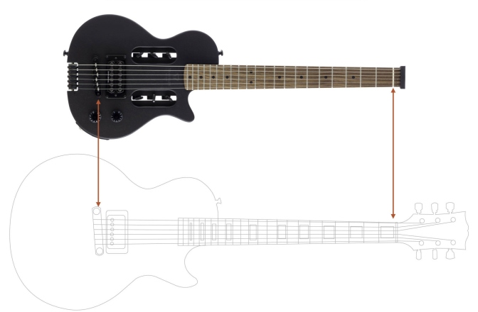 Chitară electrică Traveler Guitar - EG-1 Blackout - Matte Black