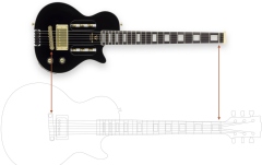 Chitara electrica Traveler Guitar  - EG-1 Custom V2 - Gloss Black