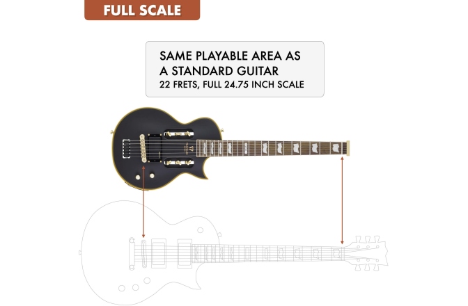 Chitara electrica Traveler Guitar - LTD EC-1 - Vintage Black