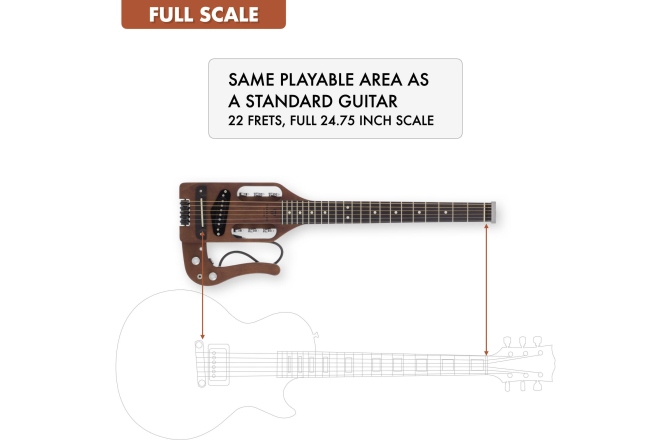 Chitara electrica Traveler Guitar  - Pro-Series - Antique Brown