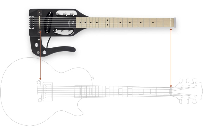 Chitară electrica Traveler Guitar - Pro-Series - Matte Black