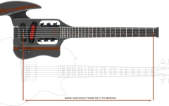 Chitara electrica Traveler Guitar - Speedster Deluxe - Carrera Gray