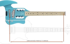 Chitara electrica Traveler Guitar - Speedster Hot Rod Classic - Blue
