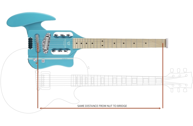 Chitara electrica Traveler Guitar - Speedster Hot Rod Classic - Blue