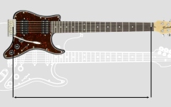 Chitara electrica Traveler Guitar - Travelcaster Deluxe (Humbucker) - Gloss Black