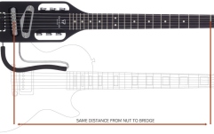 Chitară electrică  Traveler Guitar  - Ultra-Light Electric - Matte Black