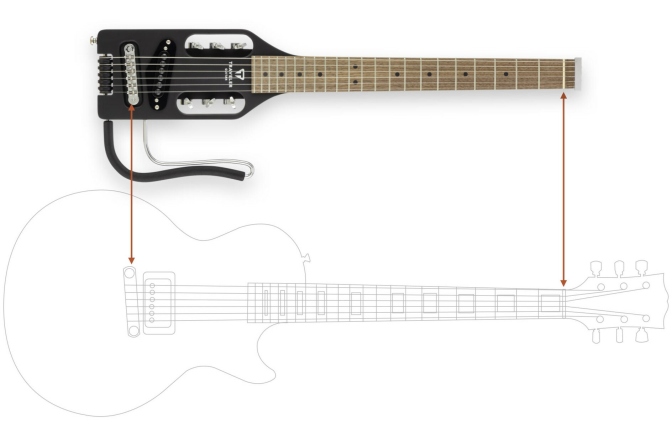 Chitara electrica Traveler Guitar - Ultra-Light Electric - Midnight Black