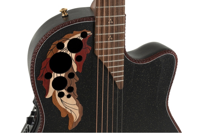 Chitara electro-acustica  Adamas  2087GT Deep Contour Cutaway Negru