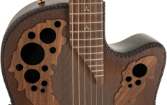 Chitara electro-acustica Adamas  2087GT Deep Contour Cutaway Reverse Brown Burst