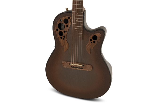 Chitara electro-acustica Adamas  2087GT Deep Contour Cutaway Reverse Brown Burst