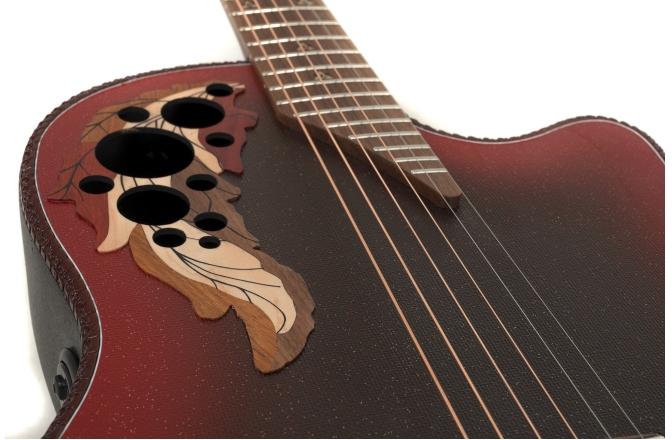 Chitara electro-acustica Adamas  2087GT Deep Contour Cutaway Reverse Red Burst