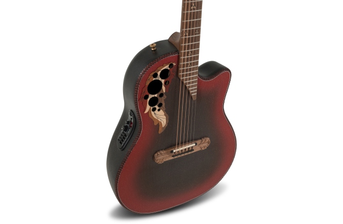 Chitara electro-acustica Adamas  2087GT Deep Contour Cutaway Reverse Red Burst