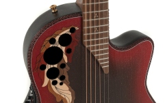 Chitara electro-acustica Adamas  2087GT Deep Contour Cutaway Reverse Red Burst