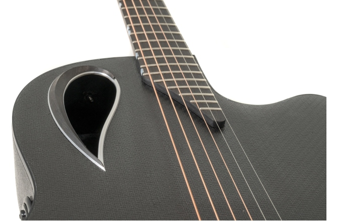 Chitara electro-acustica  Adamas  Adamas MD80-NWT Mid-Depth Contour Cutaway NWT Black