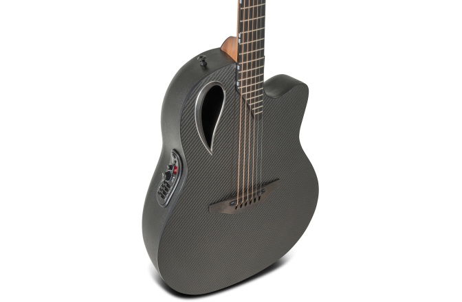 Chitara electro-acustica  Adamas  Adamas MD80-NWT Mid-Depth Contour Cutaway NWT Black