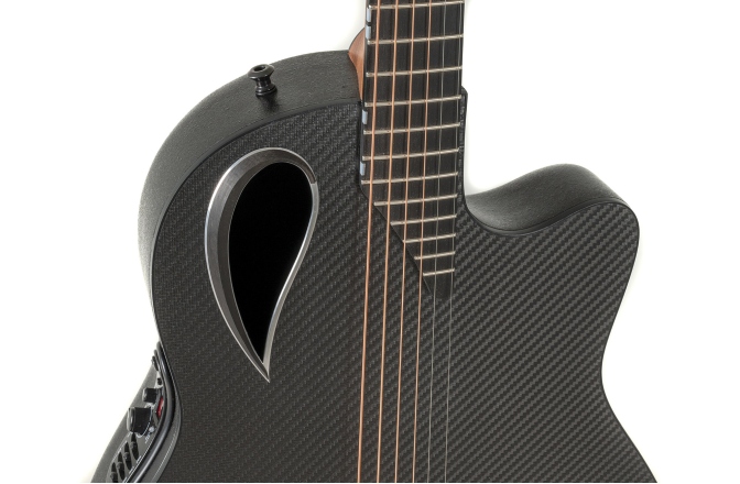 Chitara electro-acustica  Adamas  Adamas MD80-NWT Mid-Depth Contour Cutaway NWT Black