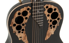 Chitara electro-acustica  Adamas  U581T-SPM Mid-Depth Non-Cutaway Black Satin Copper Metal Flake