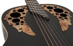 Chitara electro-acustica  Adamas  U581T-SPM Mid-Depth Non-Cutaway Black Satin Copper Metal Flake