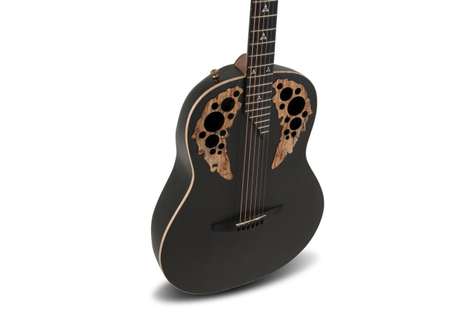 Chitara electro-acustica  Adamas  U581T-SPM Mid-Depth Non-Cutaway Black Satin Copper Metal Flake