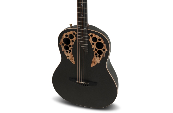 Chitara electro-acustica  Adamas  U581T-SPM Mid-Depth Non-Cutaway Black Satin Copper Metal Flake