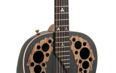 Chitara electro-acustica  Adamas  U581T-SPM Mid-Depth Non-Cutaway Black Satin Copper Metal Flake