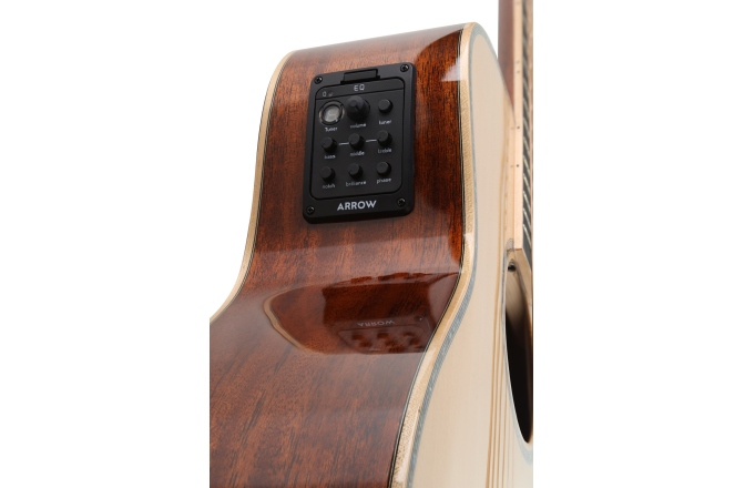 Chitară electro-acustică Arrow Platinium A CE SIT/MH Sitka Mahogany
