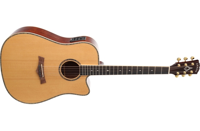 Chitară electro-acustică Arrow Platinium D CE SIT/MH Sitka Mahogany
