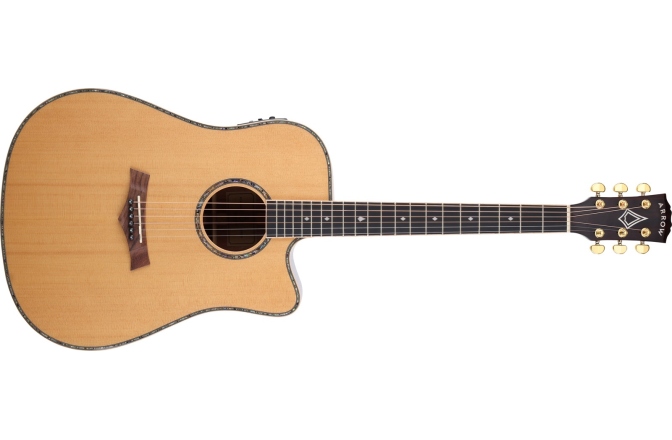 Chitară electro-acustică Arrow Platinium D CE SIT/MH Sitka Mahogany