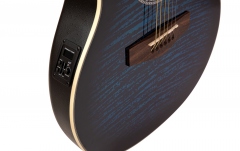 Chitară electro-acustică Dimavery RB-300 Rounded back, blue