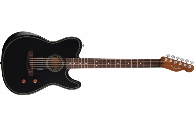 Chitara electro-acustică Fender Acoustasonic Standard Telecaster Black