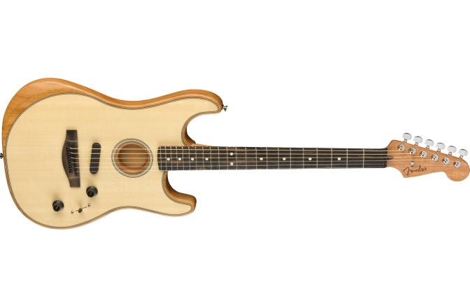 Chitară Electro-Acustică Fender American Acoustasonic Strat Ebony