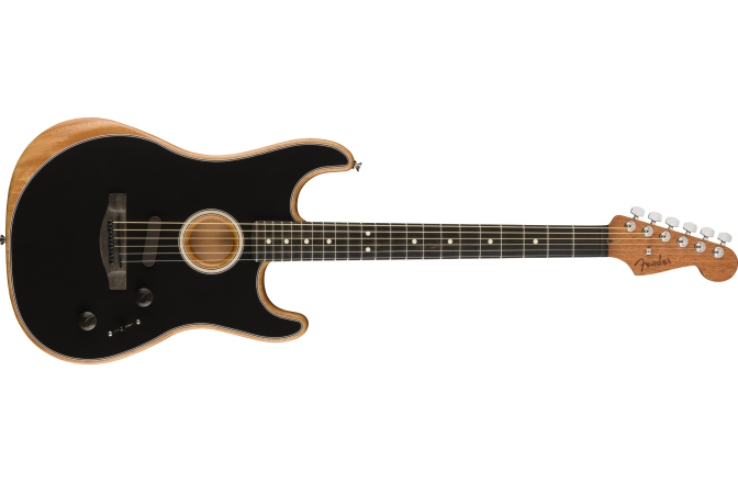 Chitara electro-acustica Fender American Acoustasonic Stratocaster - Black