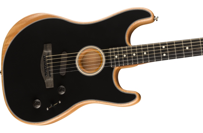 Chitara electro-acustica Fender American Acoustasonic Stratocaster - Black