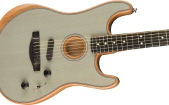 Chitară electro-acustică Fender American Acoustasonic Stratocaster - Transparent Sonic Blue