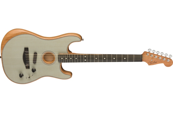 Chitară electro-acustică Fender American Acoustasonic Stratocaster - Transparent Sonic Blue