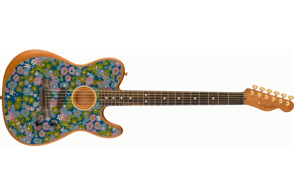 American Acoustasonic Telecaster Blue Flower