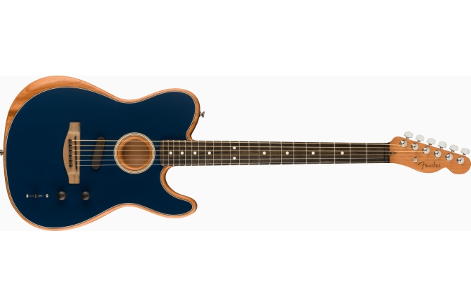 Chitară electro-acustică Fender American Acoustasonic Telecaster EF Steel Blue